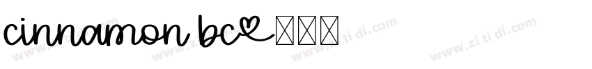 cinnamon bc字体转换